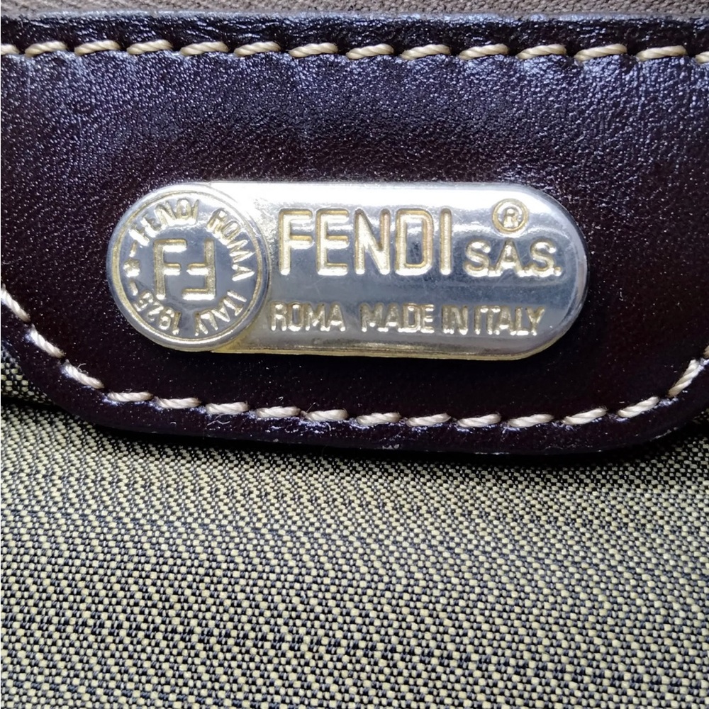 Fendi Zucca Tassel Shoulder Bag - Picture 9 of 12